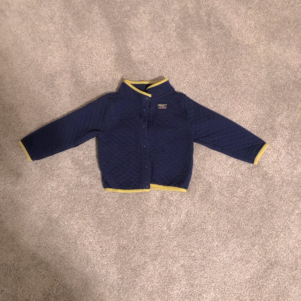 L.L. Bean Toddlers' Quilted Snap Sweatshirt